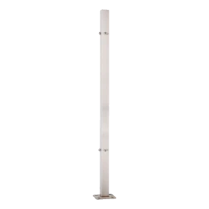 PINOX rohový zábradlový stĺpik 40x40x981 mm nehrdzavejúca oceľ AISI 304 satén