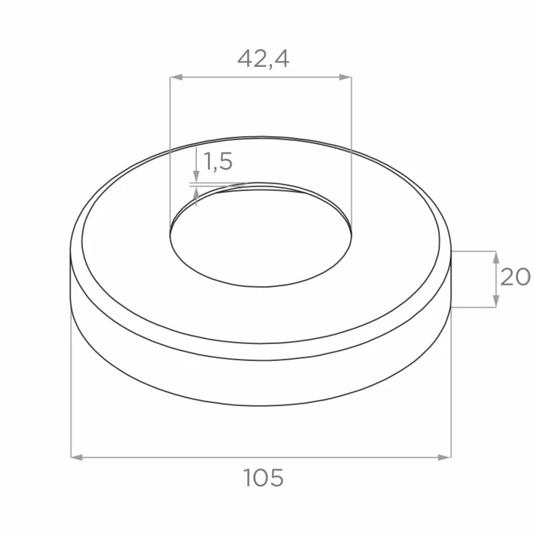 PSG rohový zábradlový stĺpik z ocele AISI 304 ø42,4 mm H1060 mm s držiakmi na rúrky ø12 mm 001-206 (6)