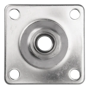 PSG štítok pod záves nastaviteľný M20 – nerezová oceľ AISI 304, 100×100 mm