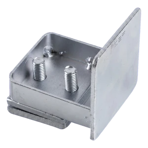 PSG ukončenie profilu koľajnice posuvnej brány samonósnej 60×60 mm – pozinkované