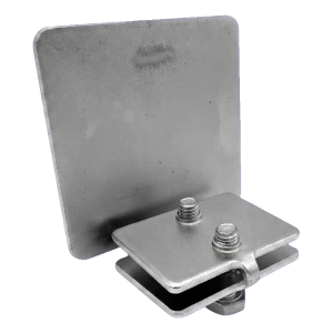 PSG ukončenie profilu jazdnej koľaje posuvnej brány 80x80 mm pozinkované