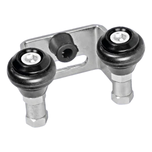 PSG horný držiak posuvnej brány s gumovanými valčekmi – rozostup 80 mm