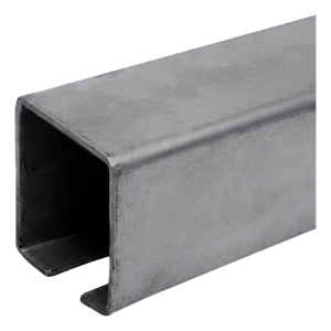 PSG jazdná koľaj ceovník oceľový pre posuvné brány 80×80 mm – 7000 mm