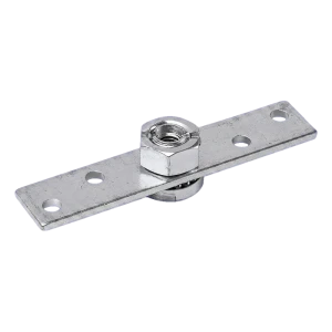 PSG oceľová montážna platňa na rolky posuvnej brány 100×20 mm