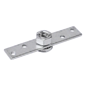 PSG montážna doska oceľová 38 pre vozík posuvnej brány 150×25 mm