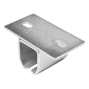 PSG závesné držiak pre koľaju posuvnej brány 50×46 mm – pozinkovaný, 130 mm