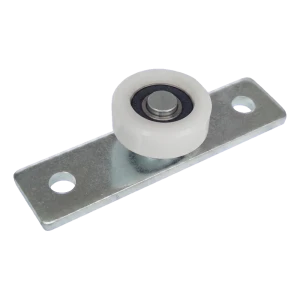 PSG – nylonová vodnica rolka pre zavesené brány ø40 mm s montážnou platničkou