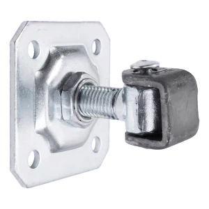 PSG nastaviteľný záves pre krídlové brány M20 s doskou 100×100×4 mm