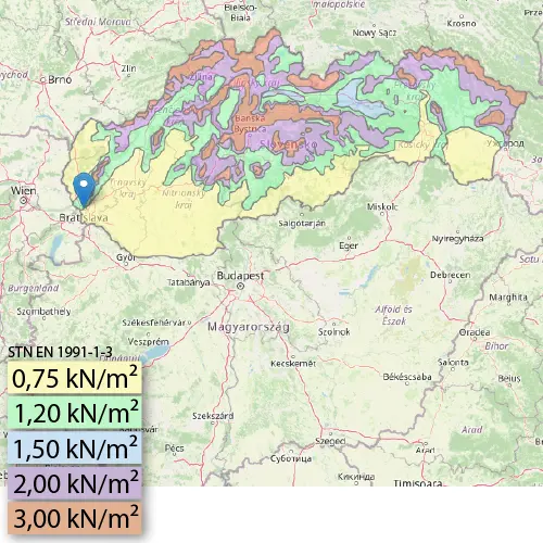 Snehová mapa